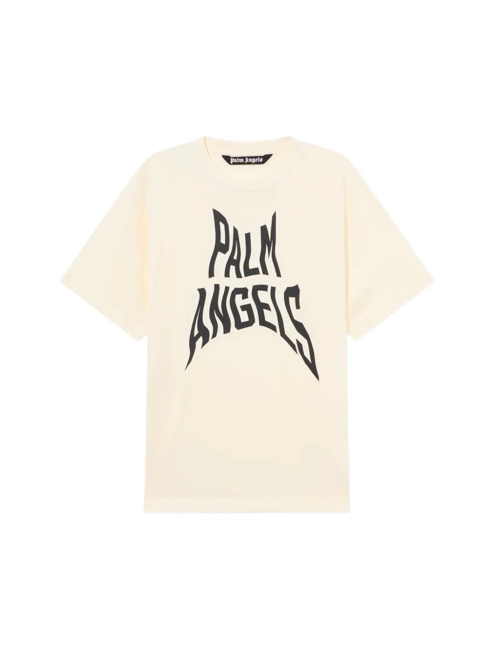 Palm Angels Palm Distorted T-shirt Beige