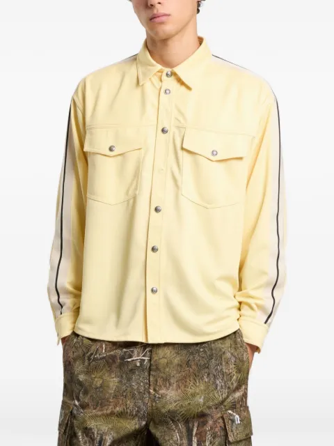 Palm Angels Camisa com logo 90' e listra lateral