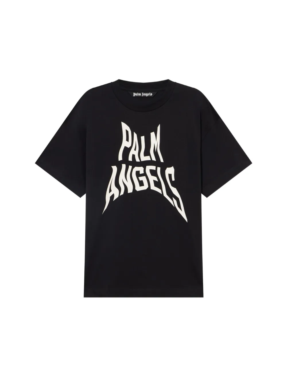 Palm Angels Palm Distorted T-shirt Zwart