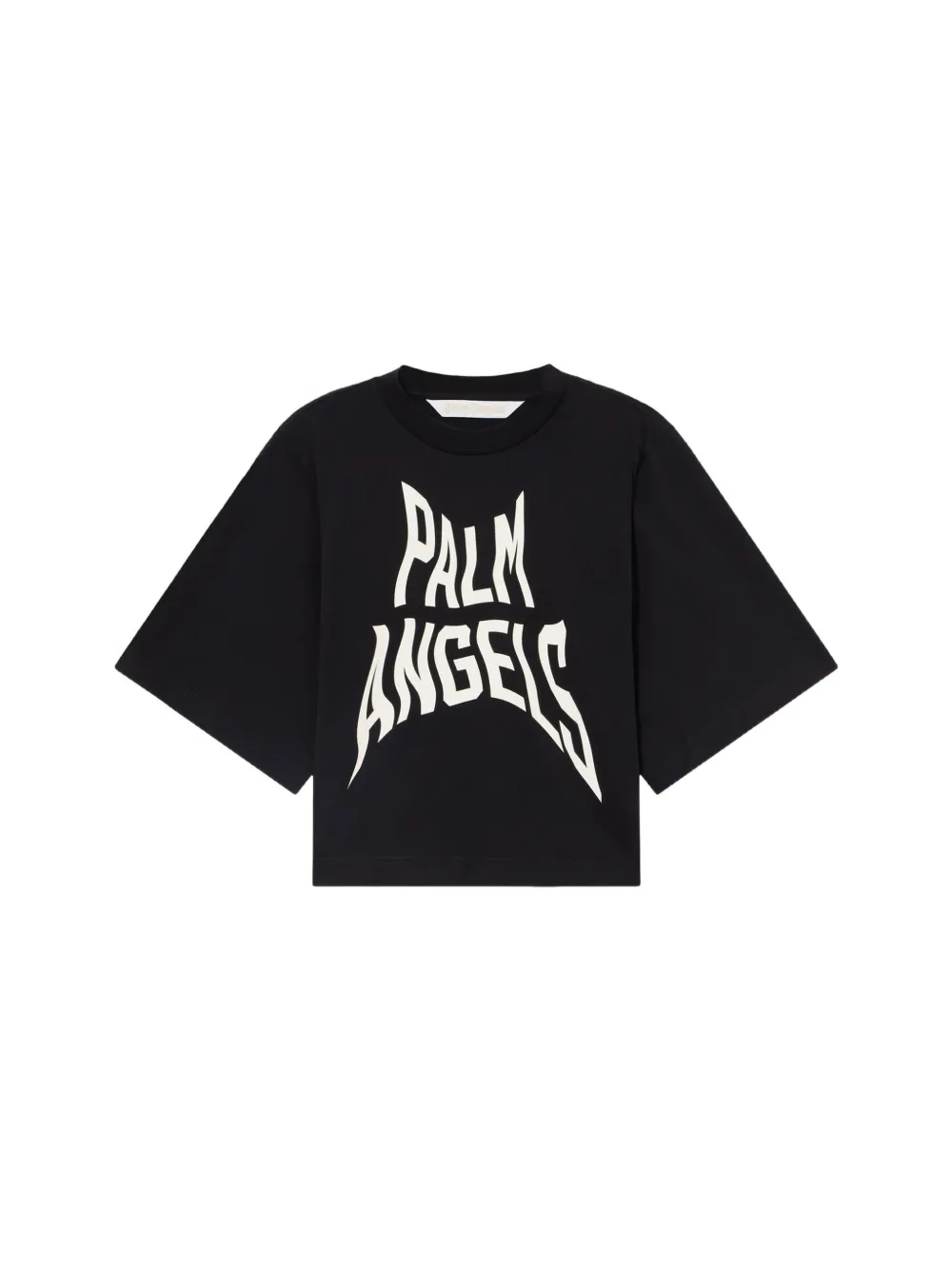 Palm Angels Palm Distorted boxy T-shirt Zwart