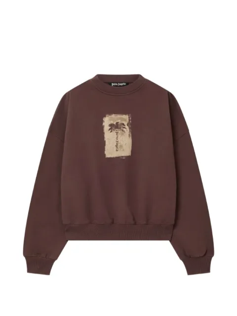 Palm Angels brushed Palm Tree loose crew