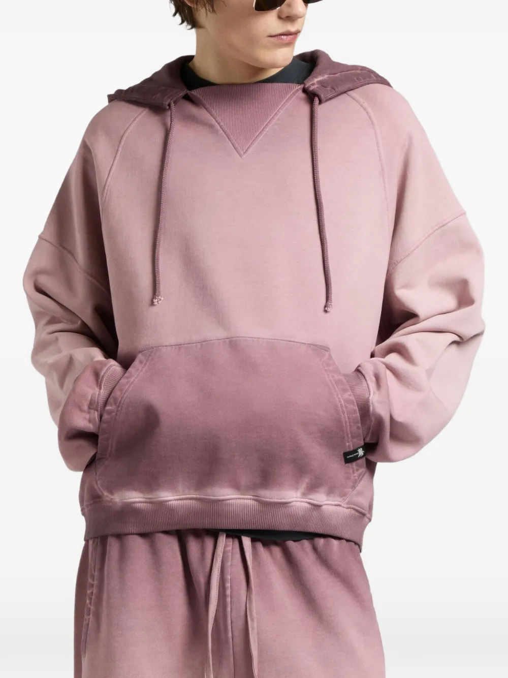 Palm Angels Neon Boulevard hoodie met grafische print Roze