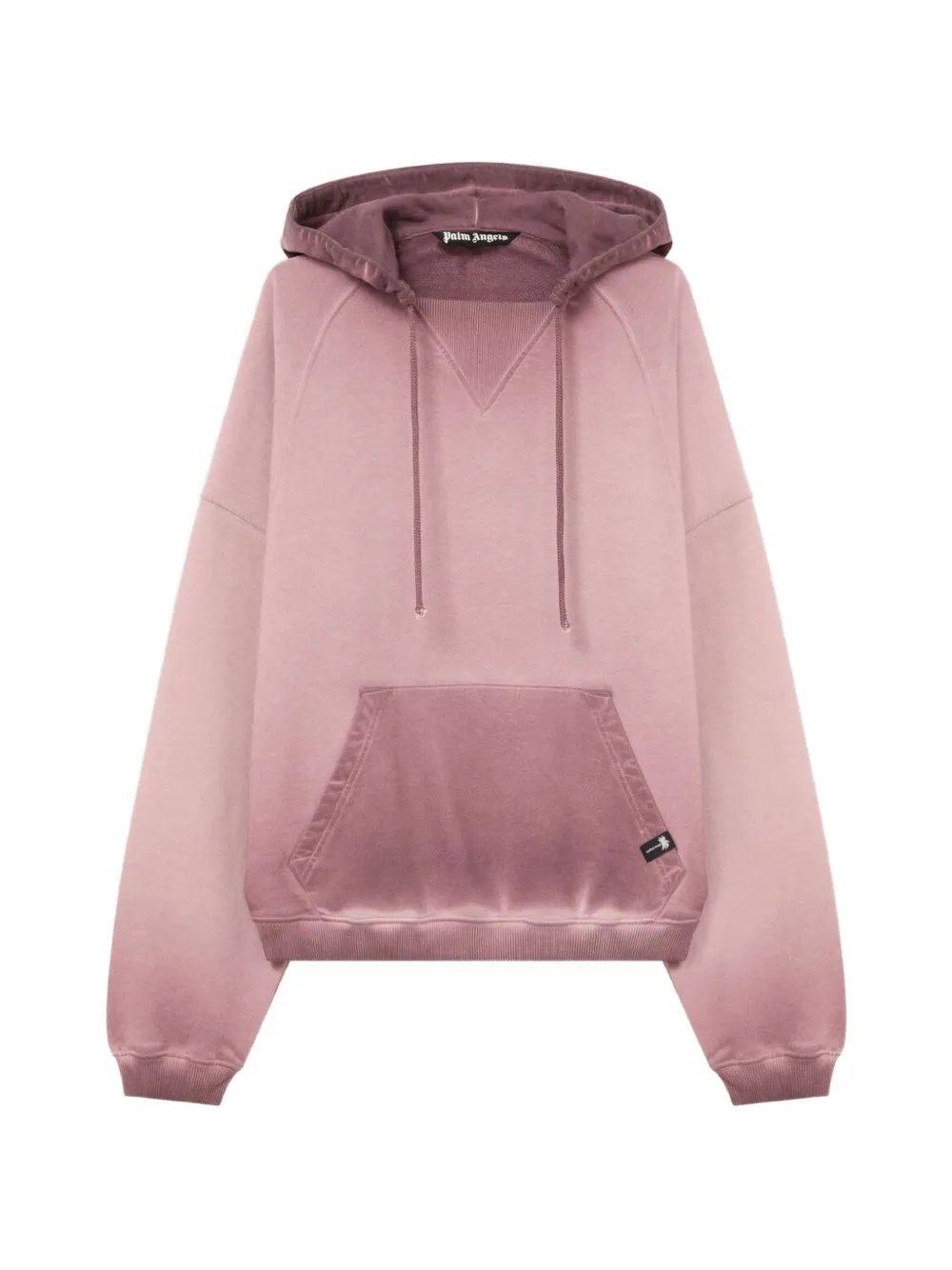 Palm Angels Neon Boulevard graphic-print hoodie - Pink