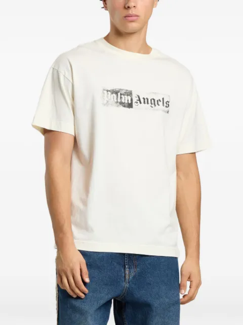 Palm Angels playera con logo estampado