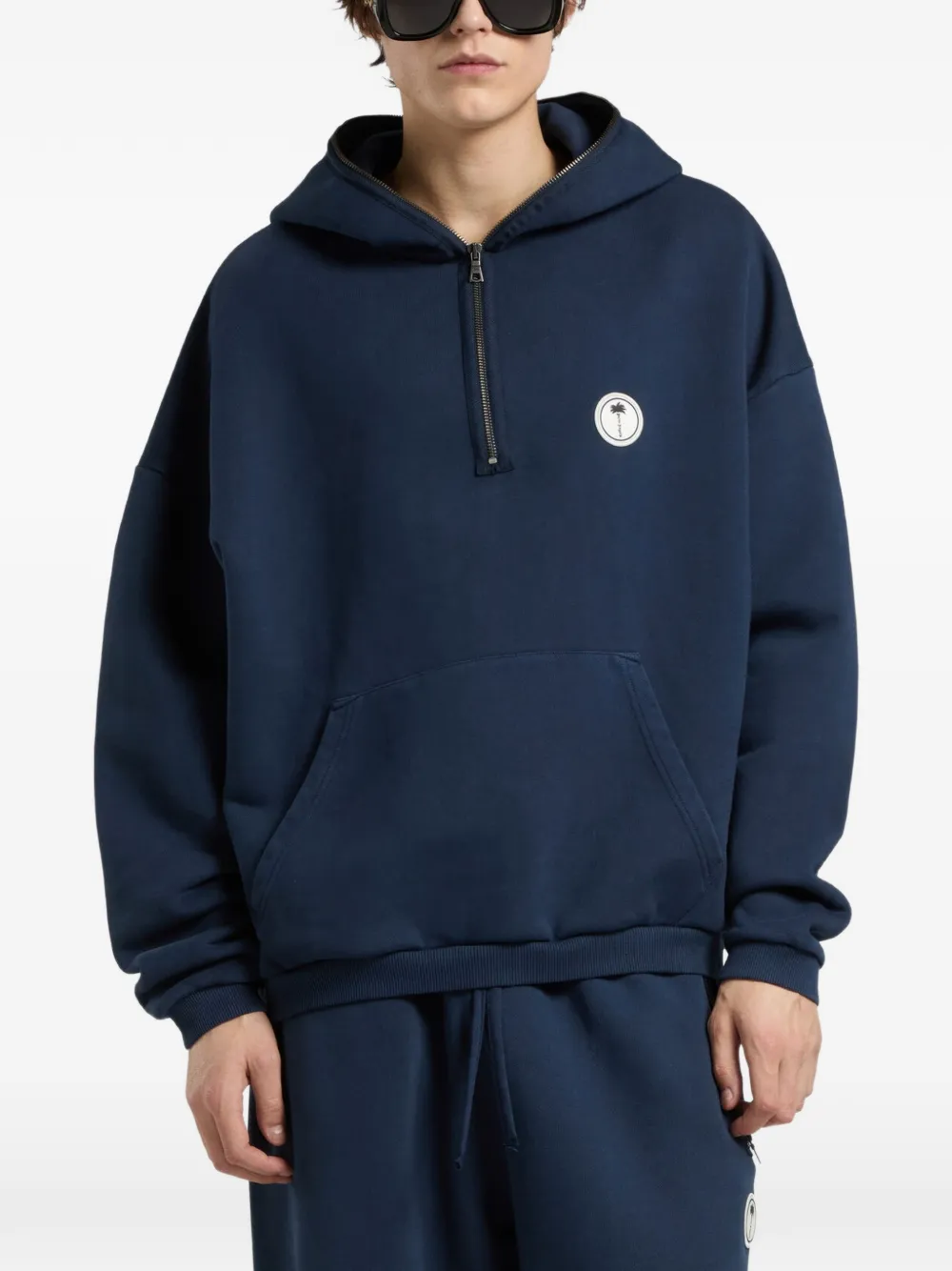 Palm Angels Palm Deco hoodie Blauw