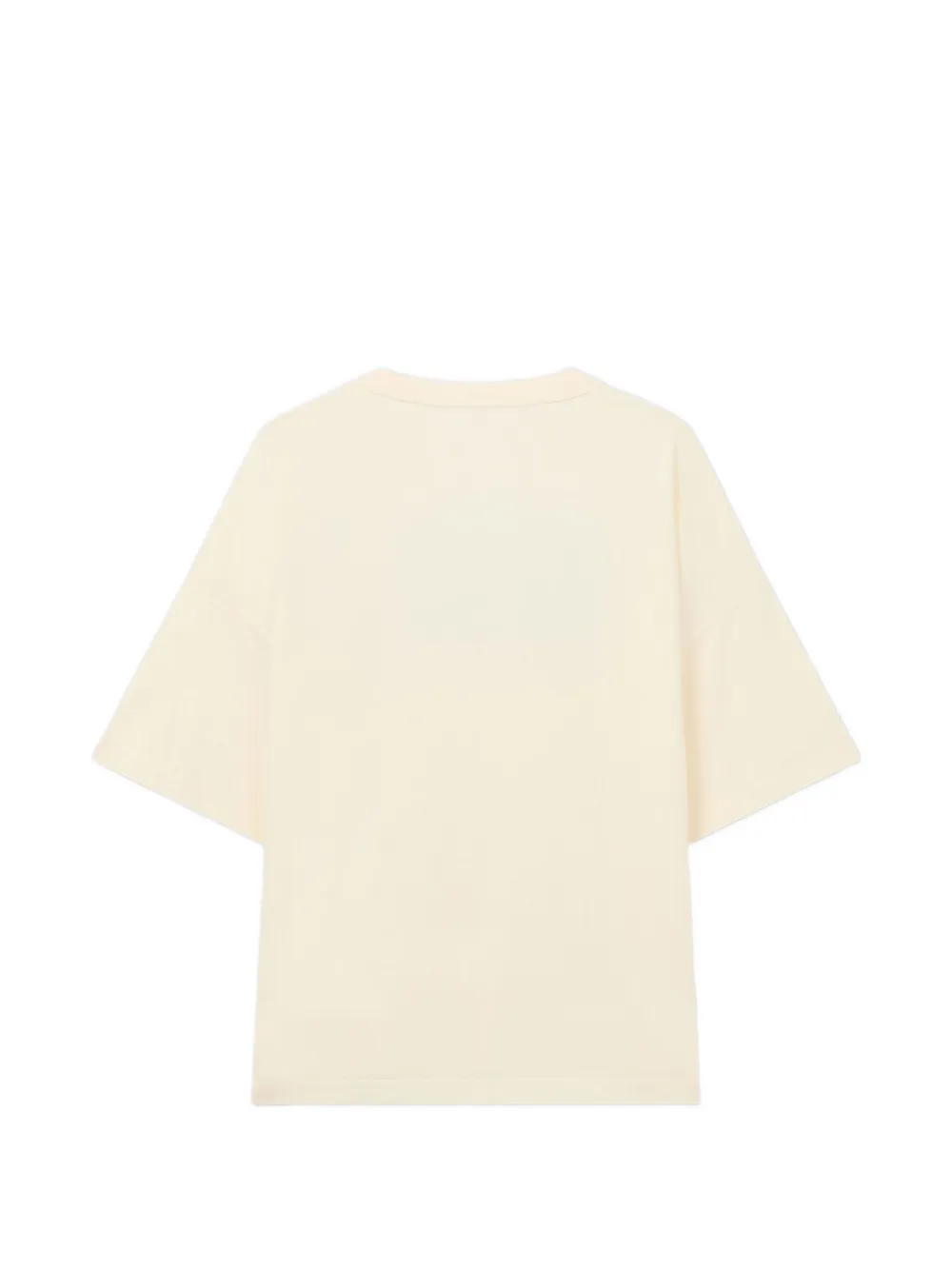 Palm Angels Box ruimvallend T-shirt met logo Beige