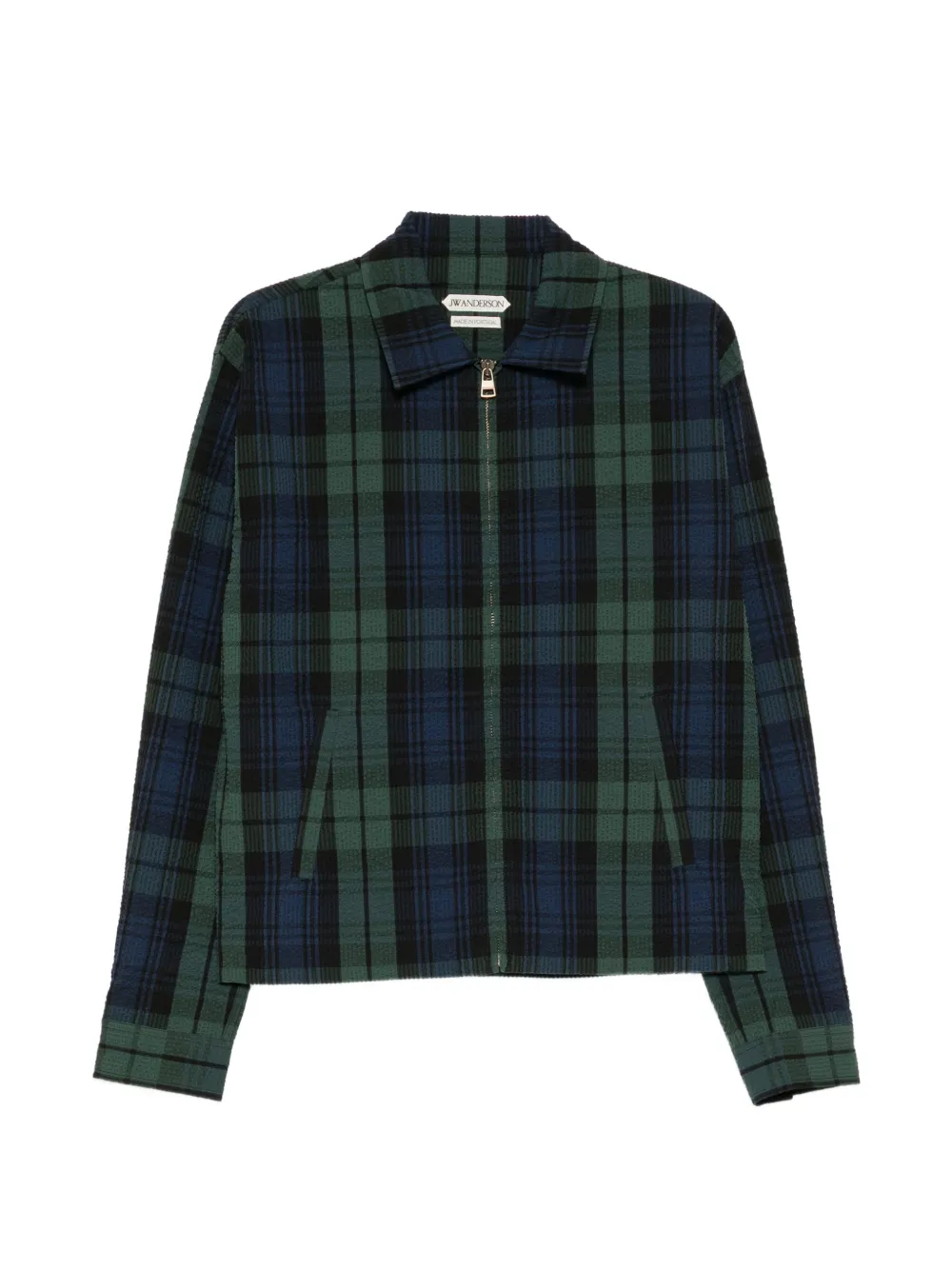 JW Anderson front-zip blouson - Blu