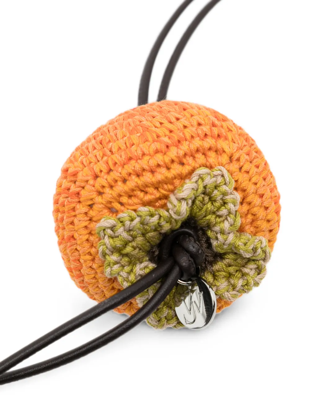 JW Anderson Gehaakte riem met fruitpatroon Oranje