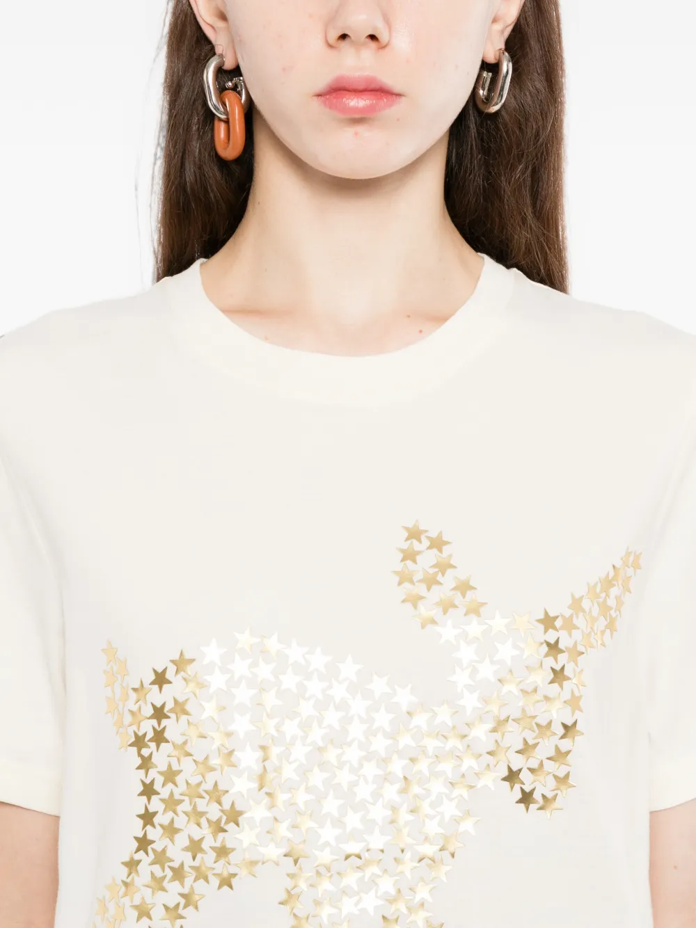 JW Anderson Animal Star T-shirt Beige