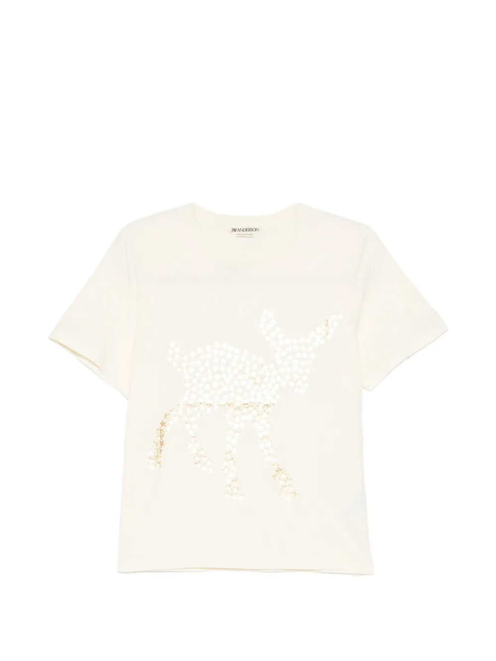 JW Anderson animal star T-shirt - Toni neutri