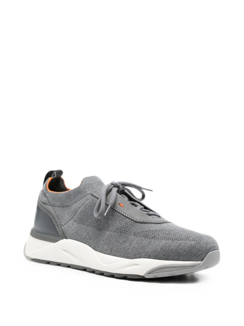 Santoni Innova panelled sneakers Grijs