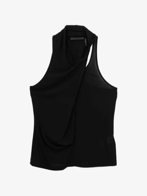 Helmut Lang draped halterneck top