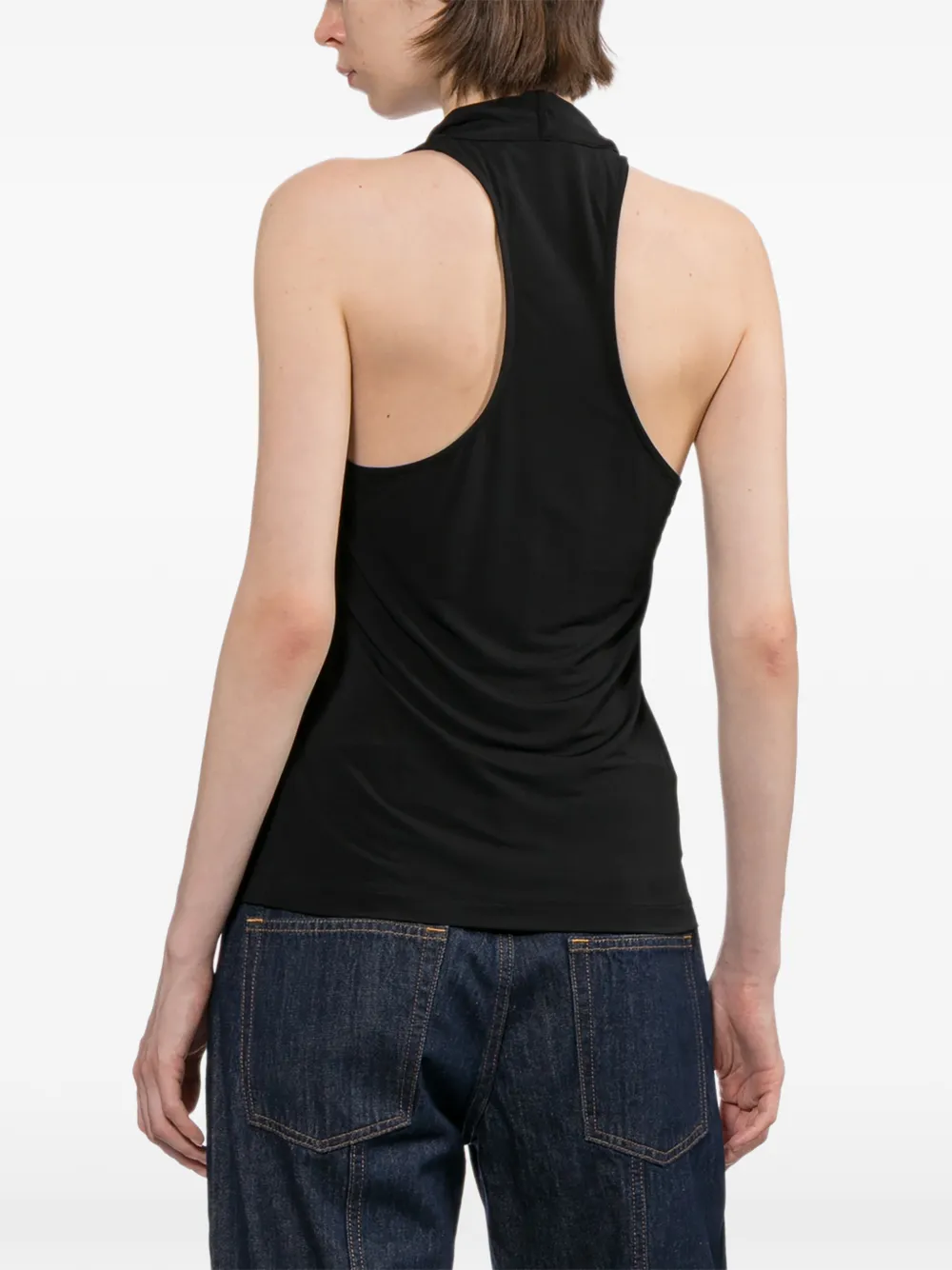 Helmut Lang Top met halternek Zwart