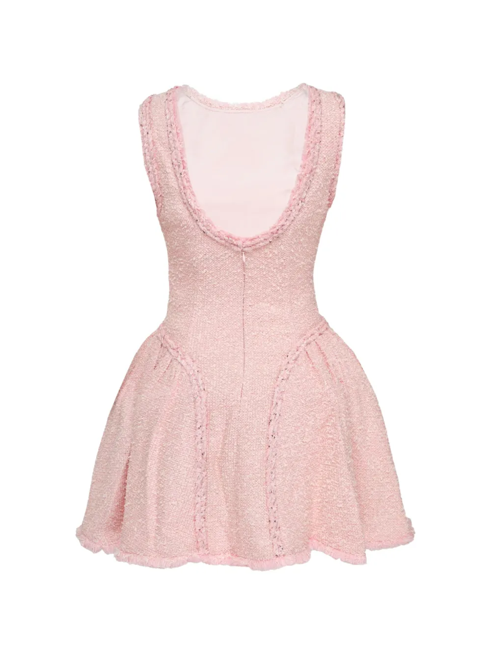Self-Portrait sequin-embellished bouclé dress - Pink
