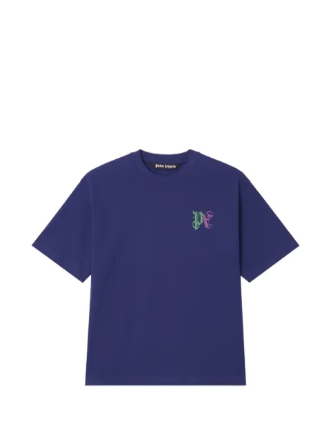 Palm Angels logo-embroidered T-shirt