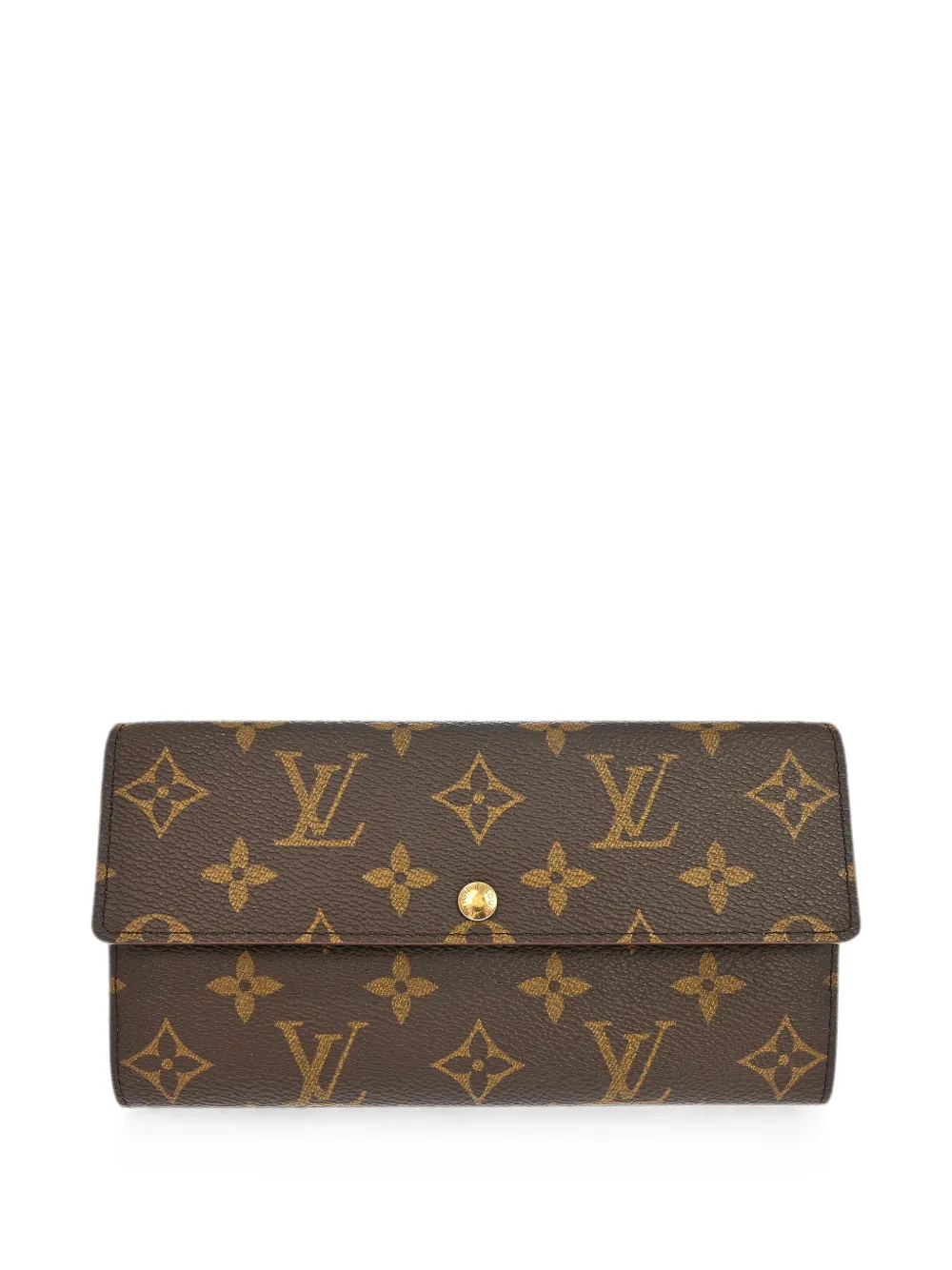 Louis Vuitton Pre-Owned 1996 Monogram Porte Monnaie Credit wallet - Marrone