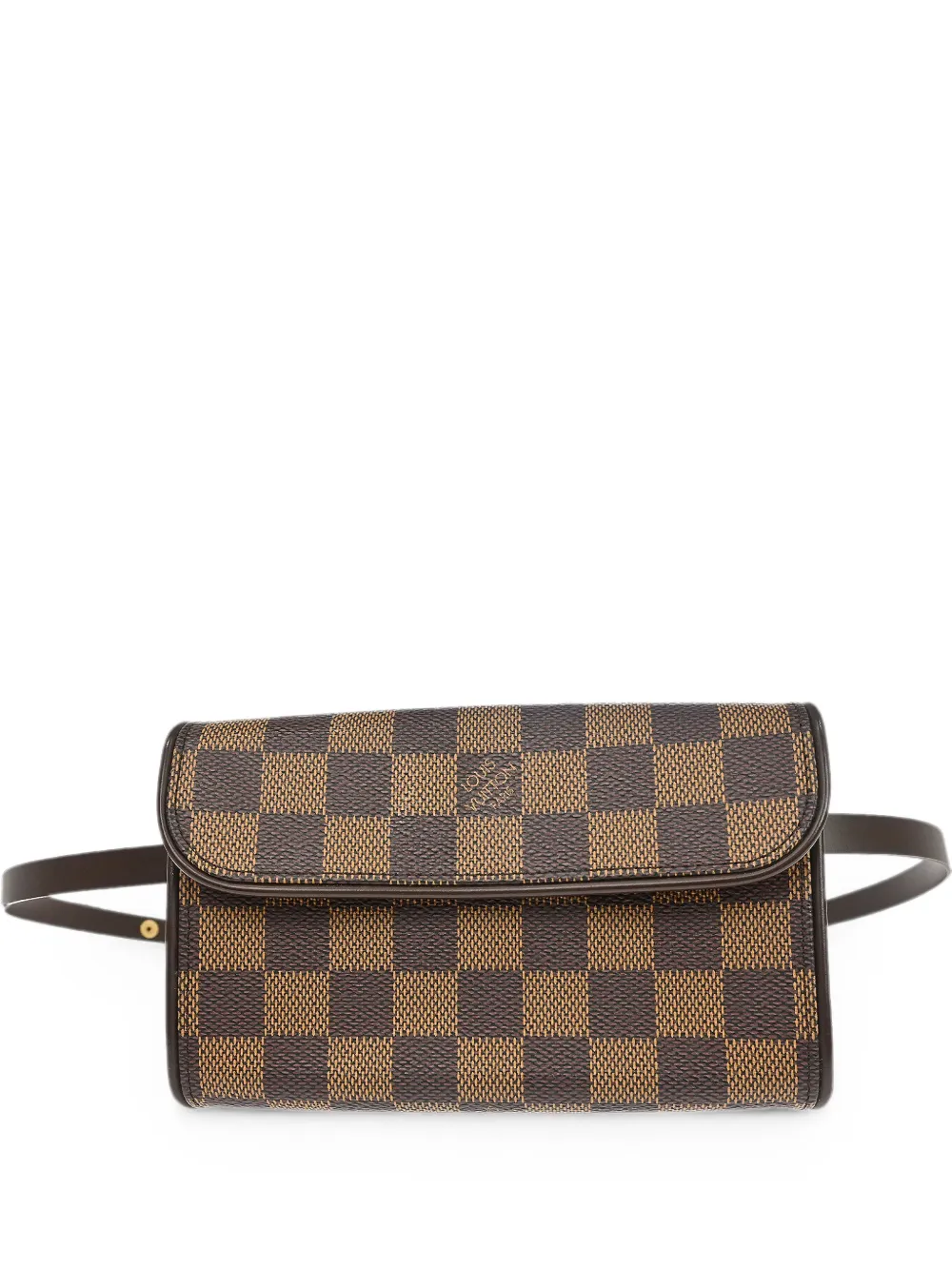 Louis Vuitton Pre-Owned 2001 Damier Pochette Florentine belt bag - Marrone