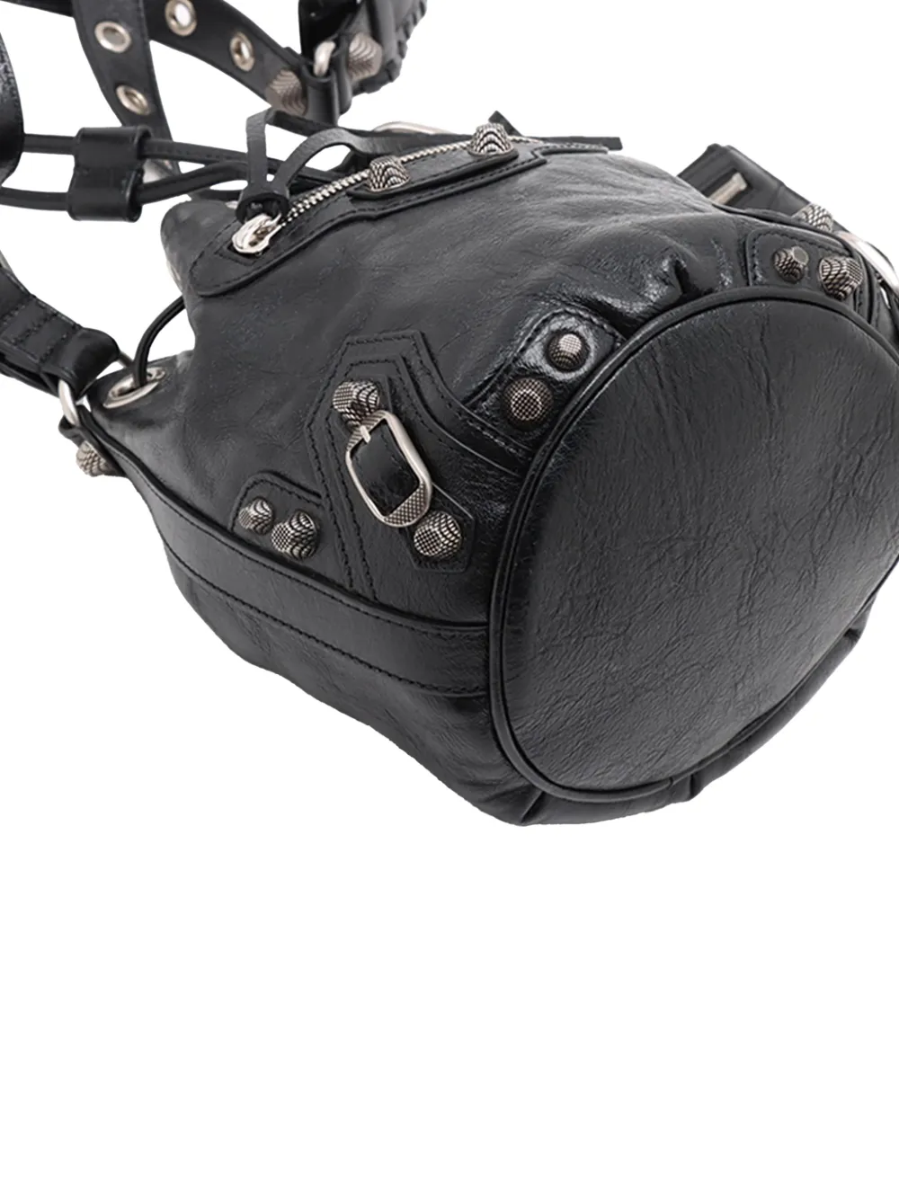 Balenciaga Pre-Owned 2010-2026 Lambskin Le Cagole XS Bucket Bag