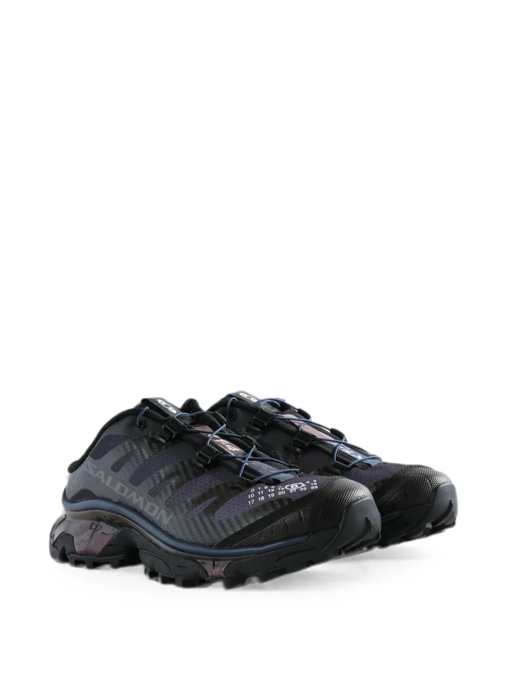 MM6 Maison Margiela x Salomon slip-on sneakers Zwart
