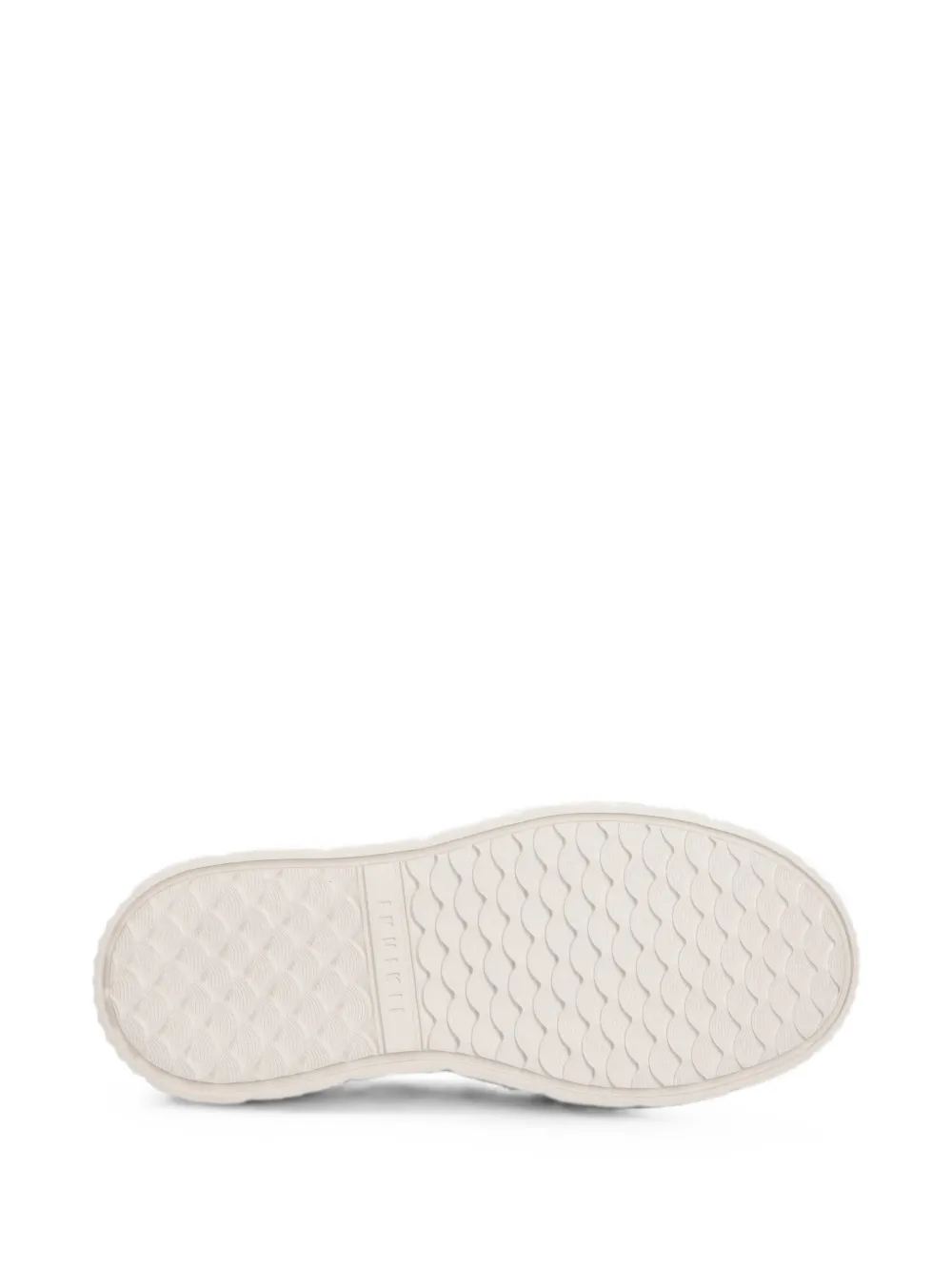 Inuikii frayed chunky-sole sneakers Blauw