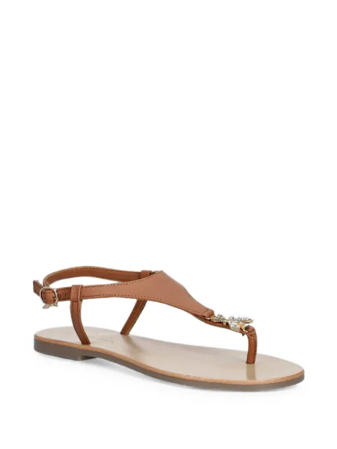 Patrizia Pepe girl Fly-embellished buckle-fastening sandals