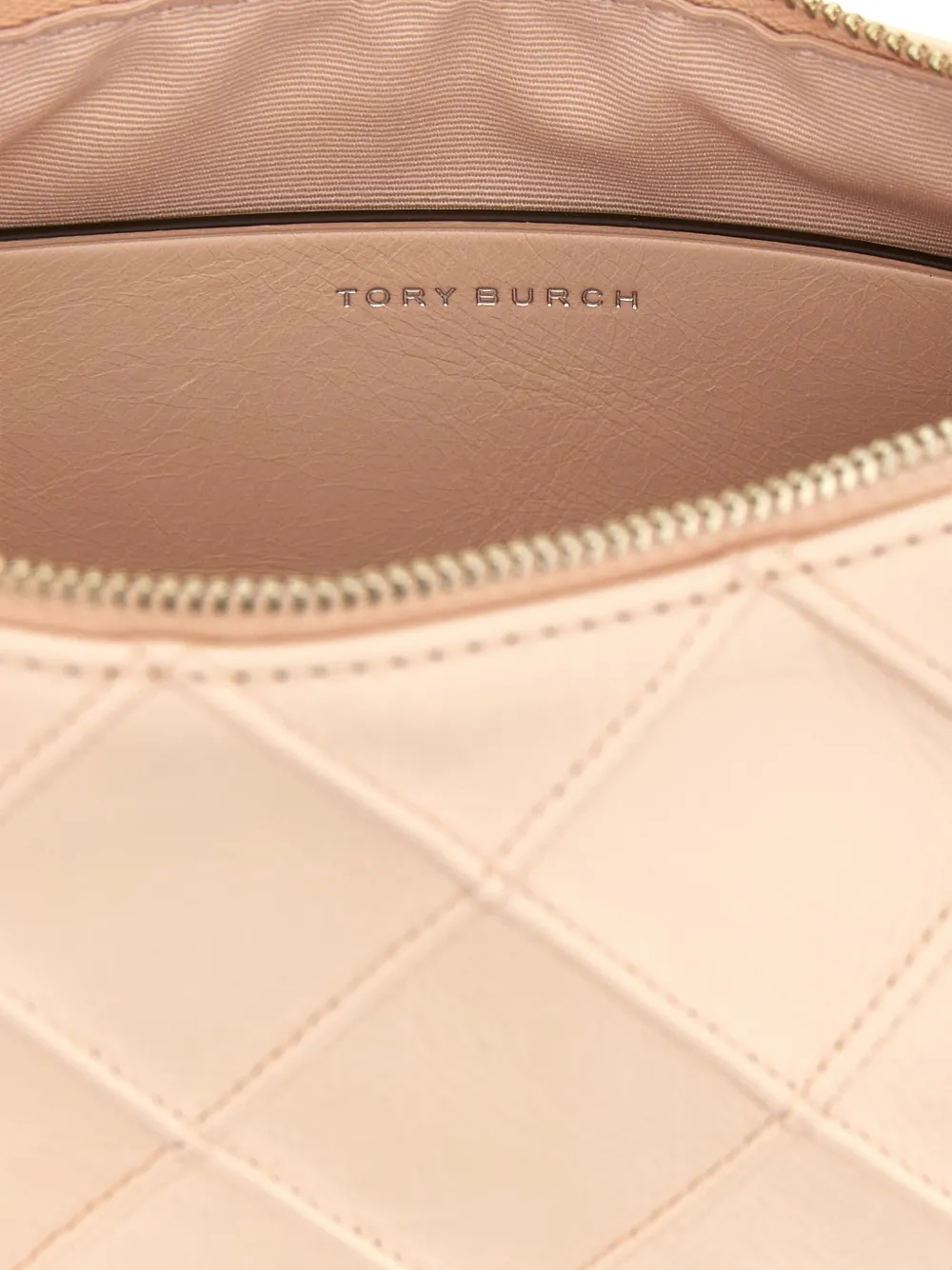Tory Burch Fleming gerafelde pochette Roze
