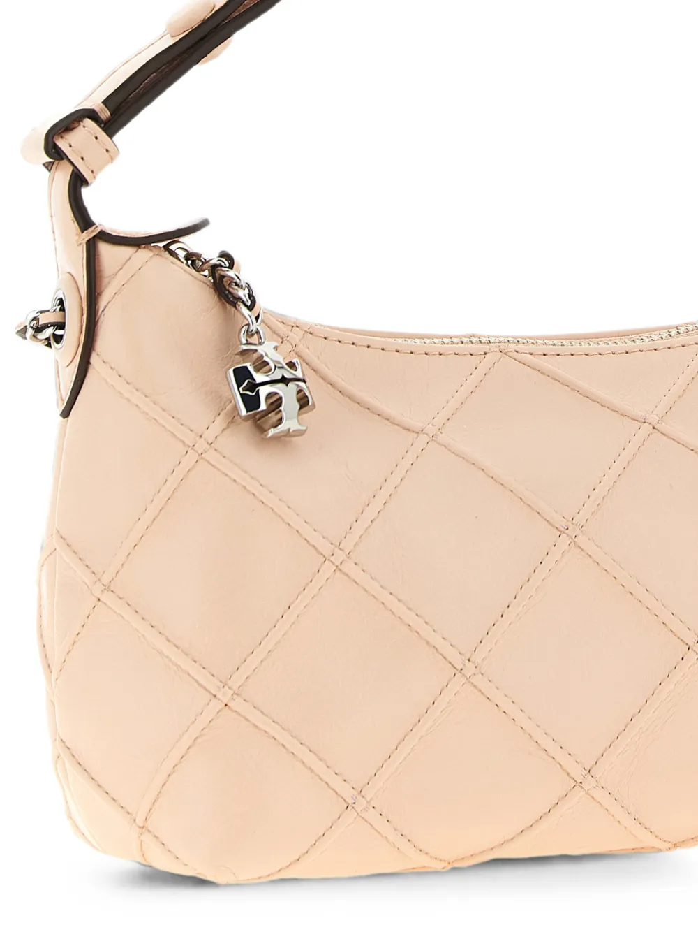 Tory Burch Fleming gerafelde pochette Roze