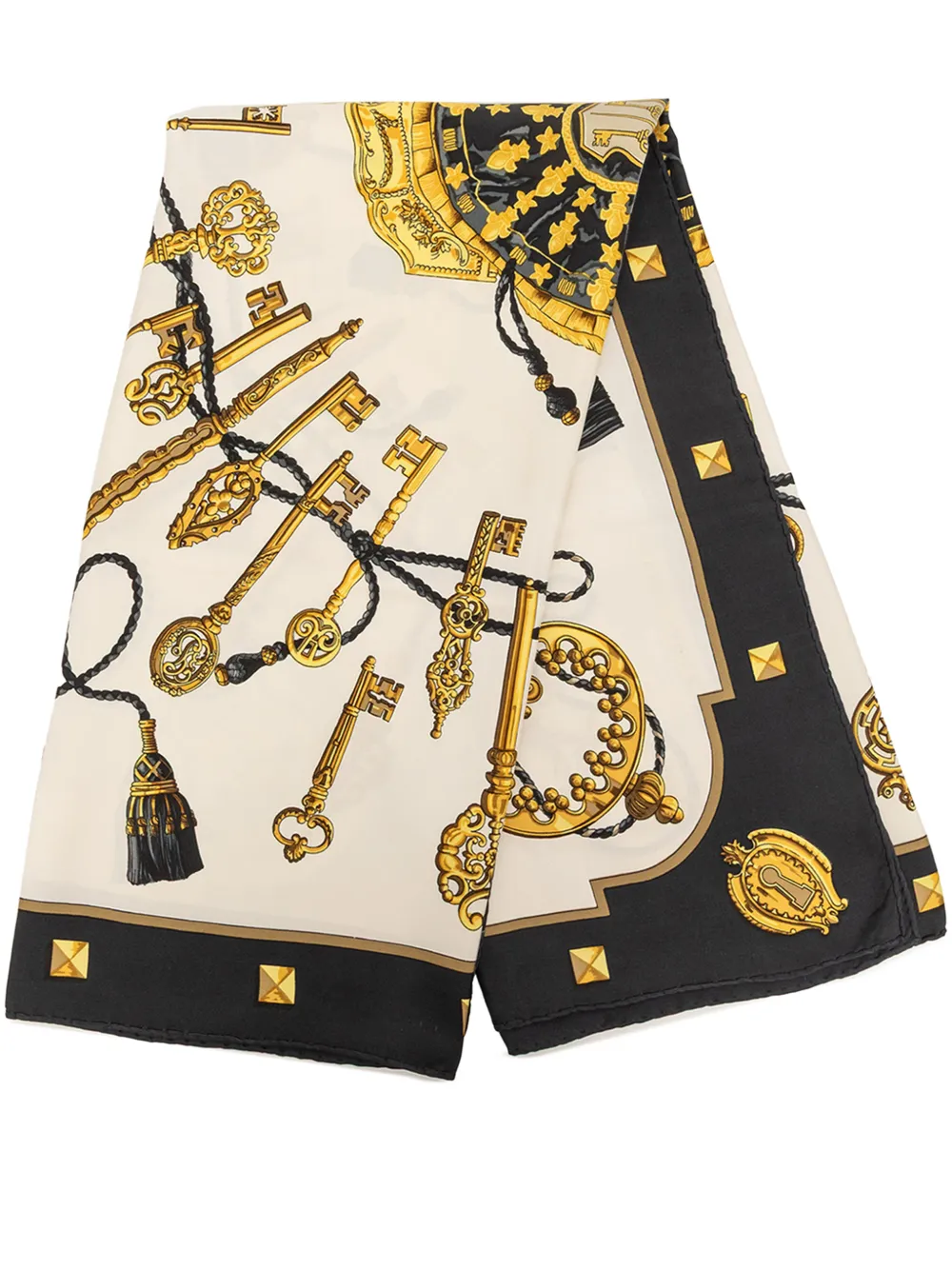 Hermès Pre-Owned Foulard Les Cles 90 Clac - Nero