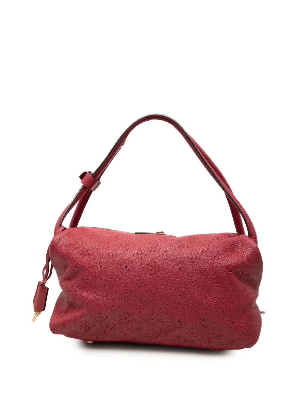 Louis Vuitton Pre-Owned 2011 Monogram Mahina Galatea PM shoulder bag - Red