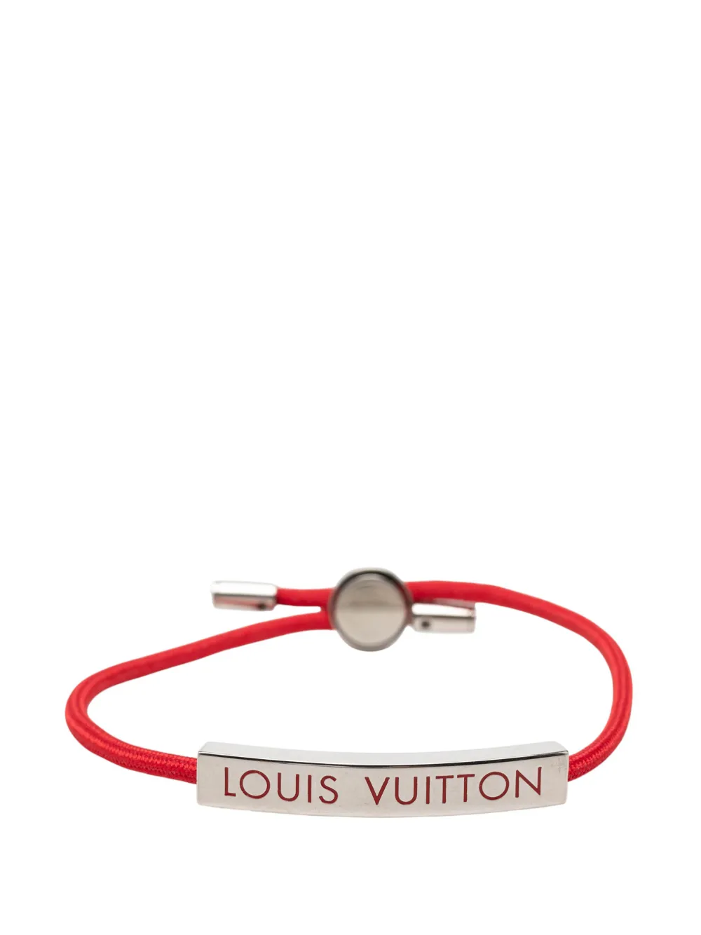 Louis Vuitton Pre-Owned 2020 LV Armband aus Nylon und Messing - Rot
