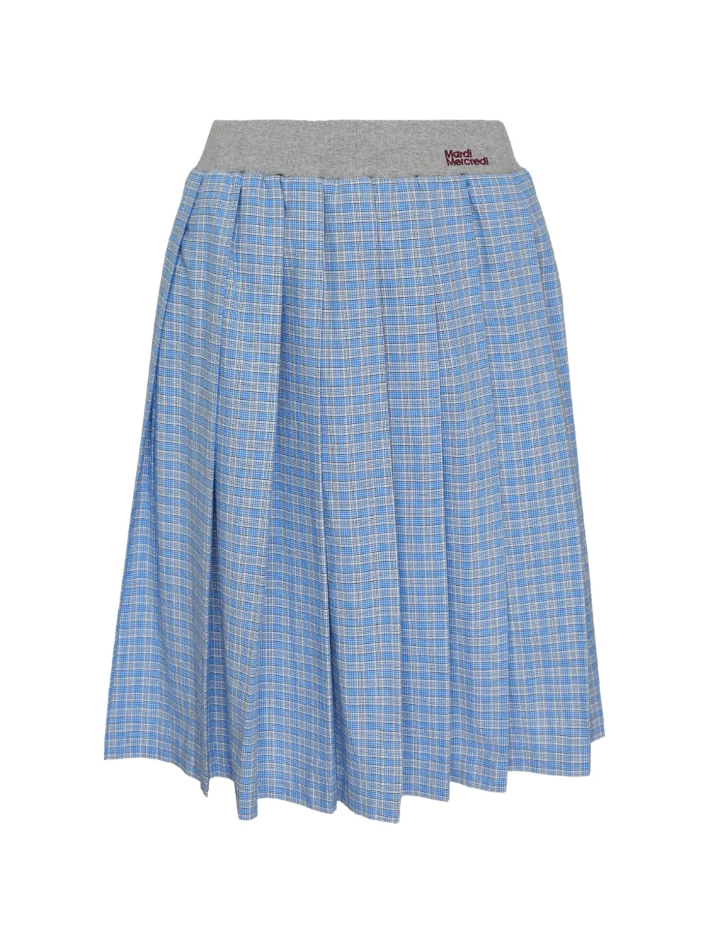 Mardi Mercredi pleated midi skirt - Blau