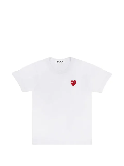 Comme Des Garçons Play camiseta con parche de corazón