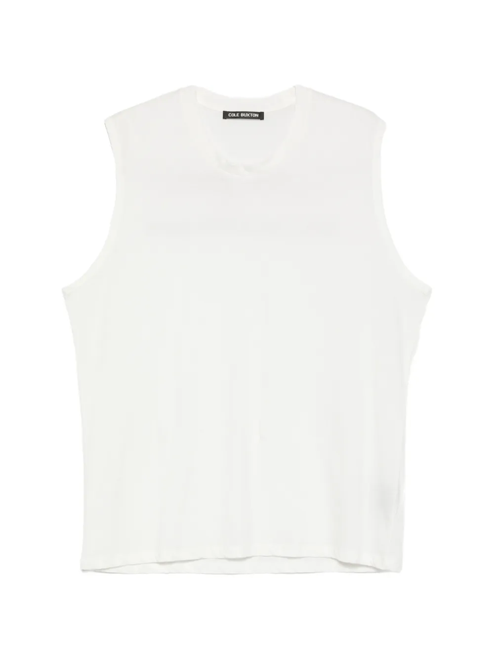 COLE BUXTON logo-print tank top - Bianco