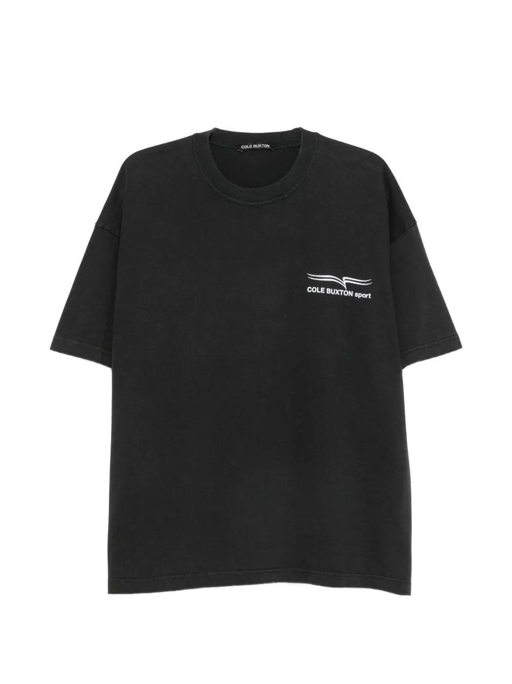 COLE BUXTON logo-print short-sleeve T-shirt - Nero