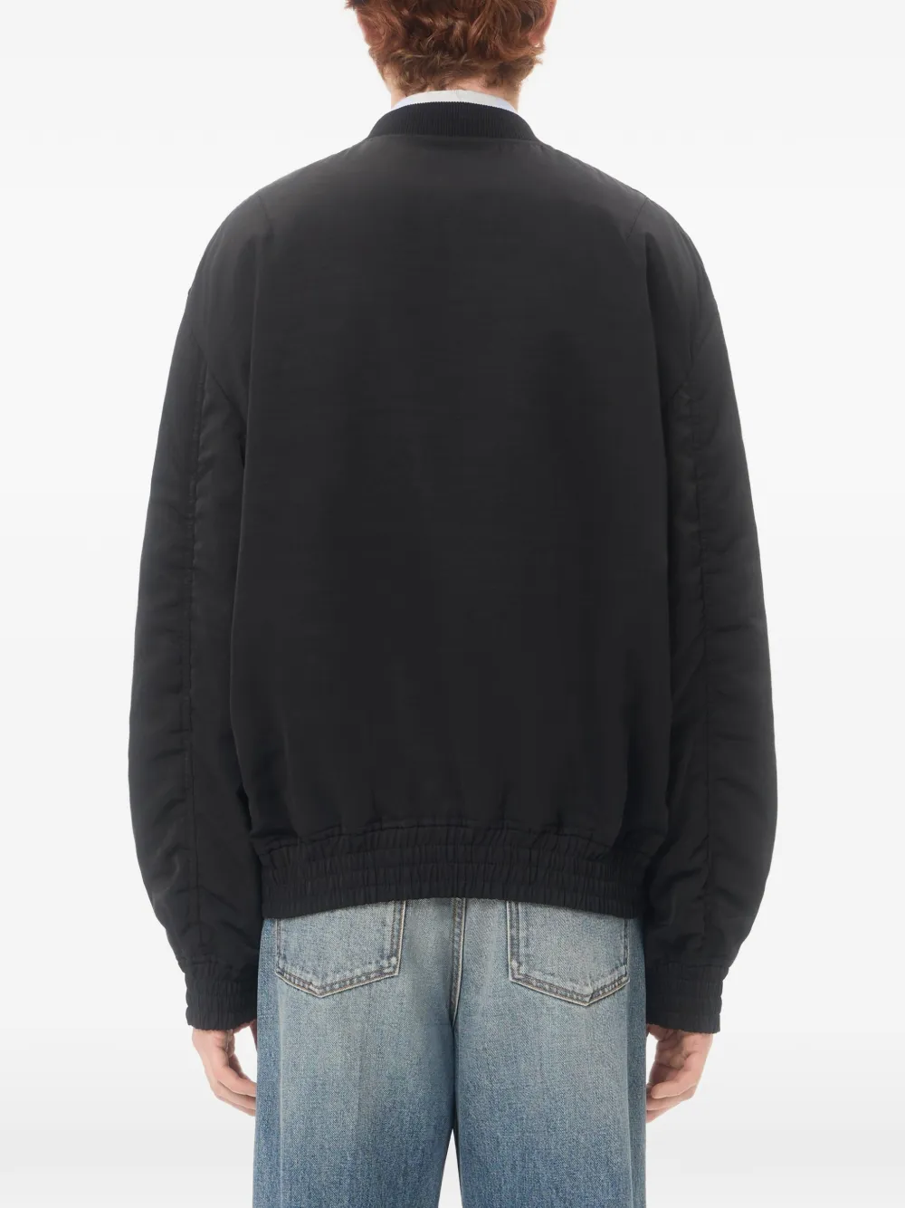 Valentino Garavani Bomberjack met elastische zoom Zwart