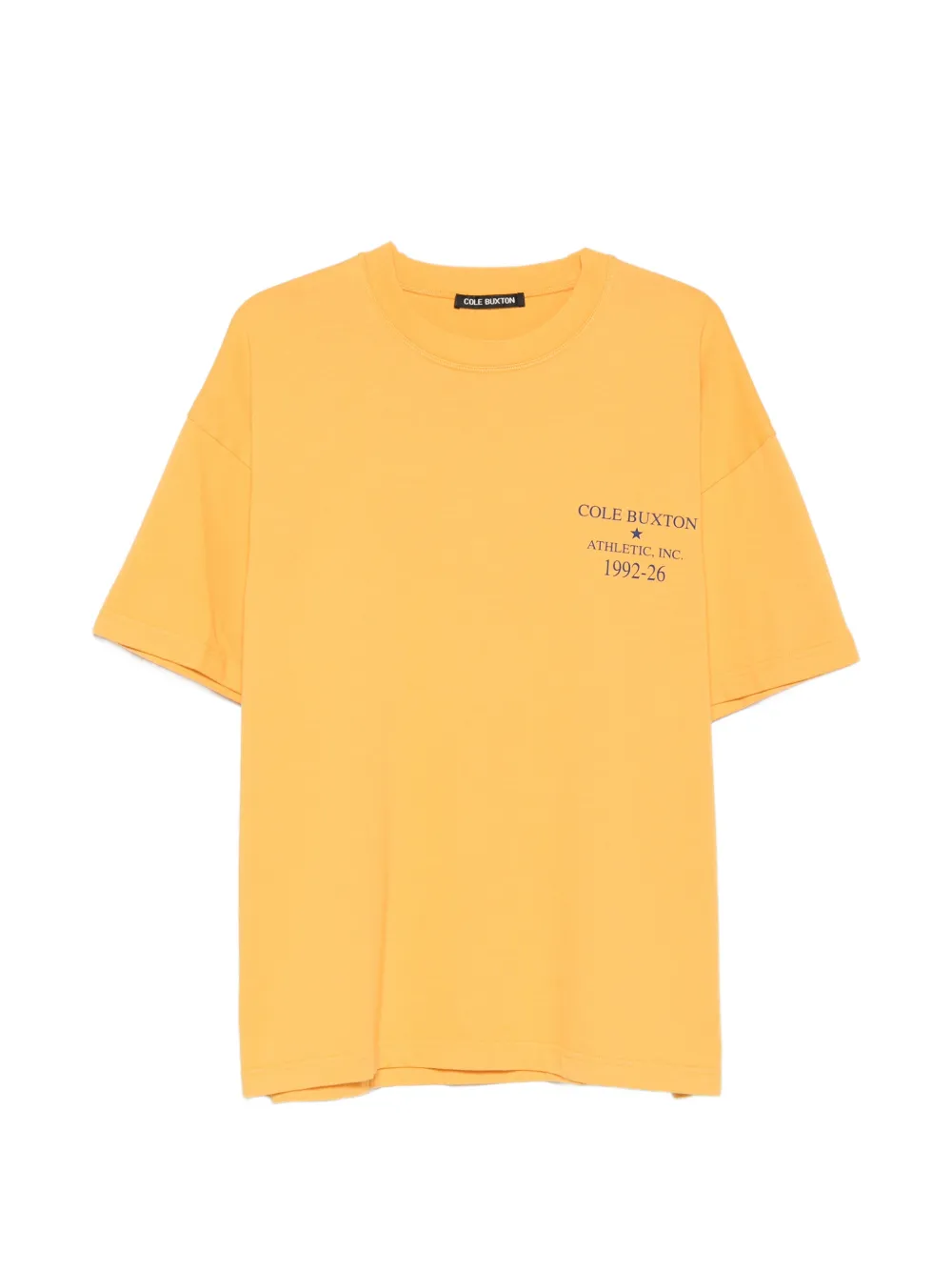 COLE BUXTON Athletic Inc T-shirt - Giallo