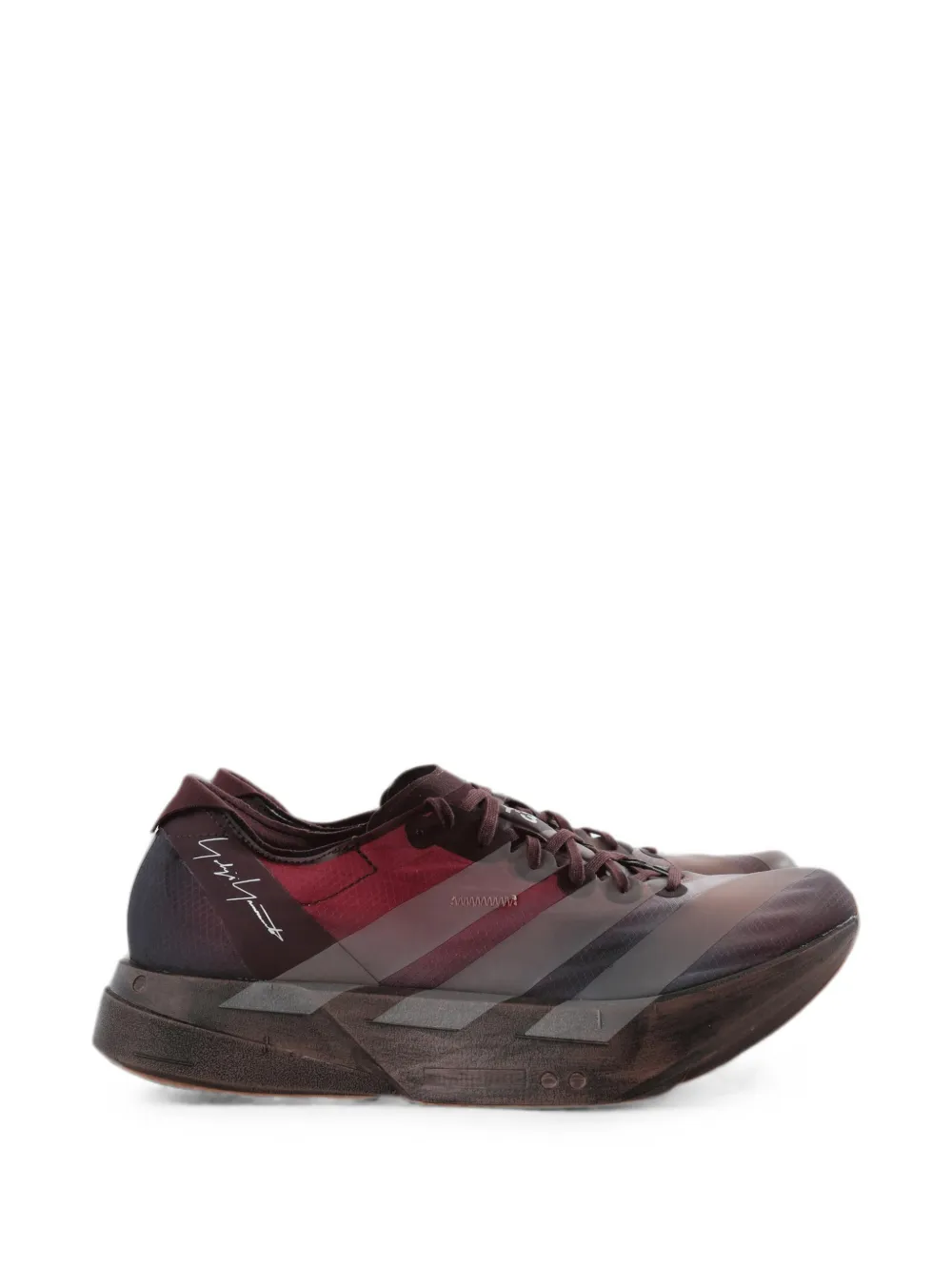 Y-3 Adios Pro 4 logo-print panelled sneakers - Rosso