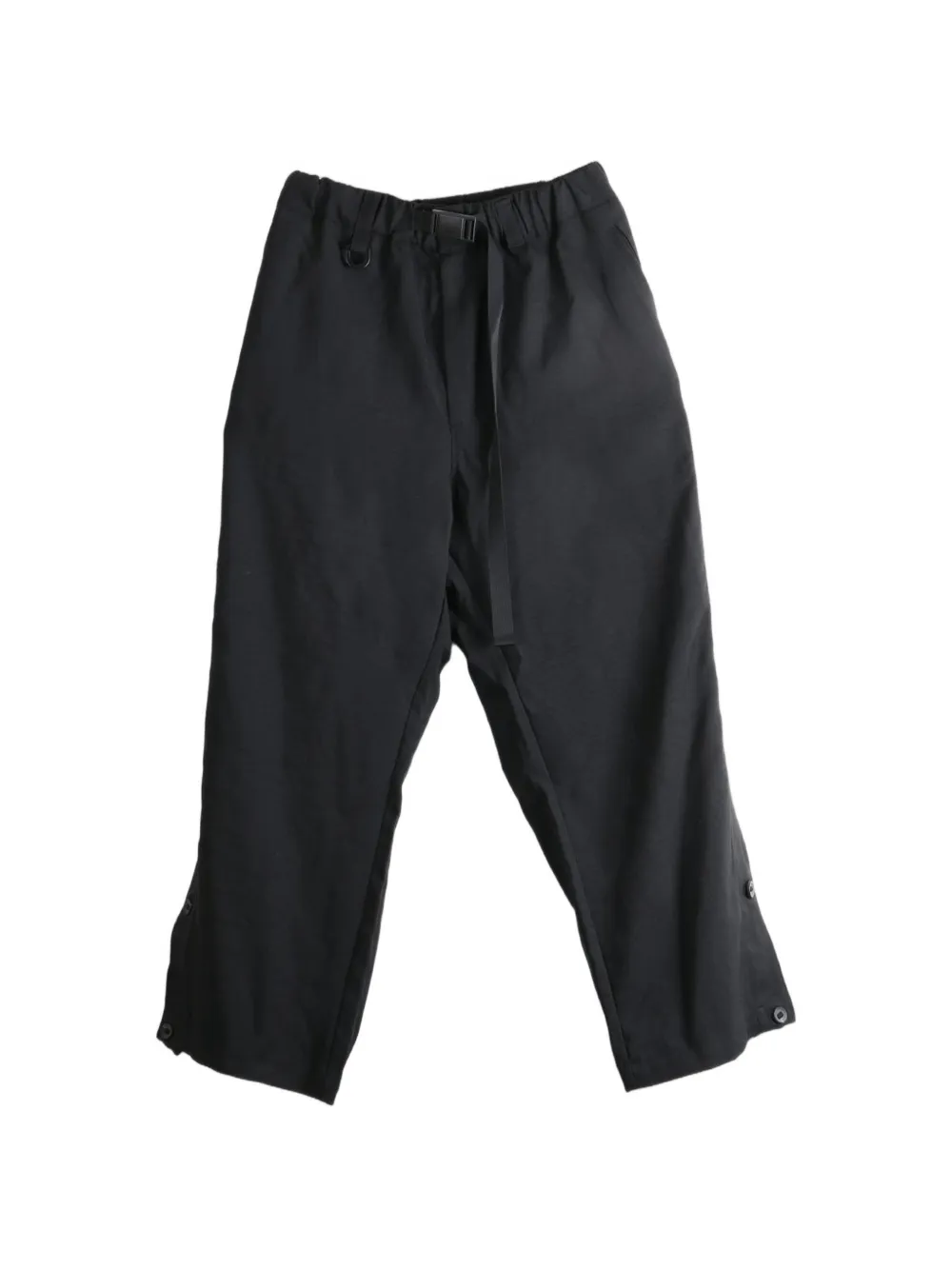 Y-3 button-fastening belted trousers - Nero