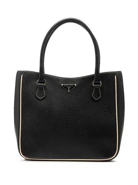 Prada Pre-Owned 2013-2026 leren shopper