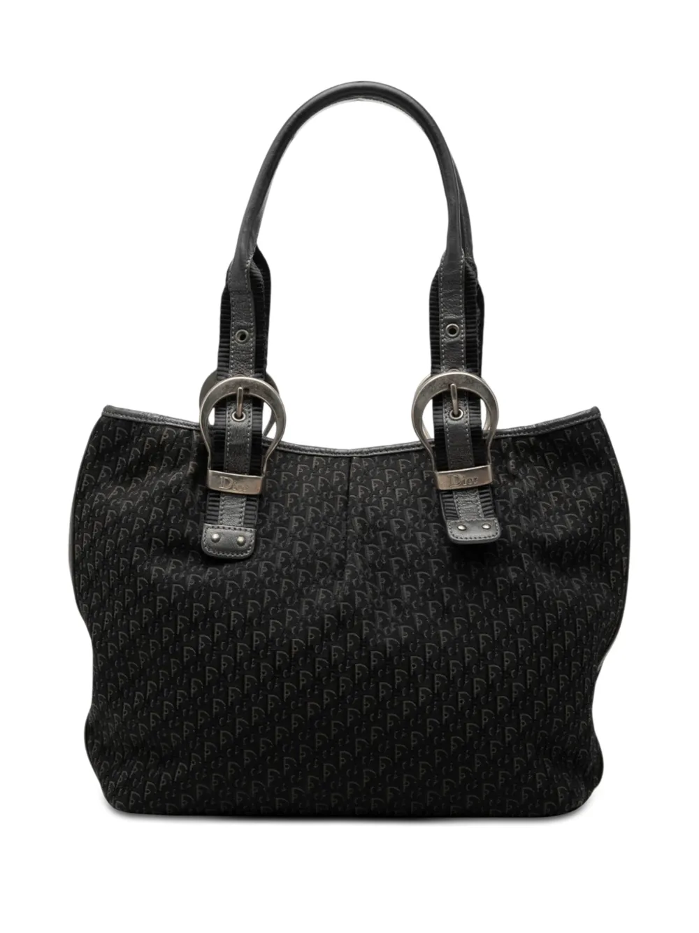 Christian Dior Pre-Owned Borsa tote Diorissimo in tela con motivo Trotter 2007 - Nero