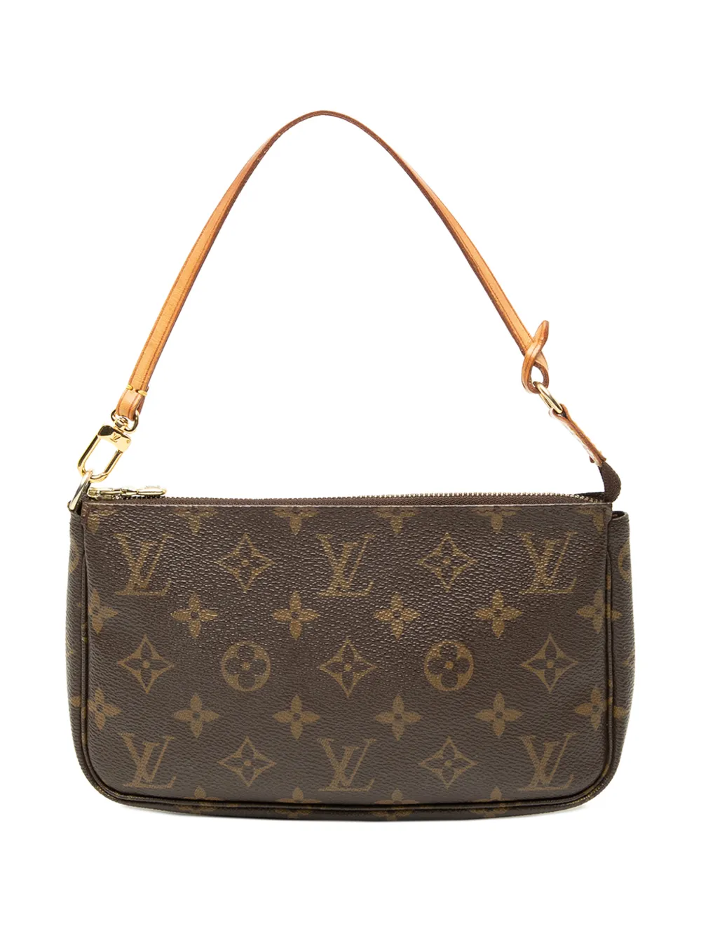 Louis Vuitton Pre-Owned Borsa a spalla Pochette con monogramma 2002 - Marrone