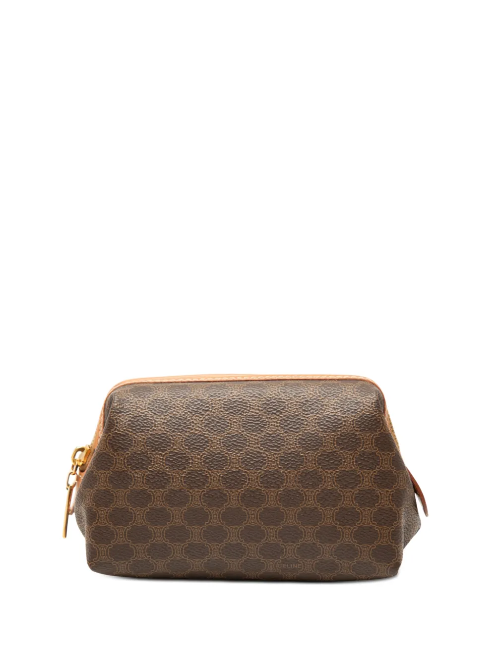 Celine Pre-Owned Trousse Macadam in tela cerata XX secolo - Marrone