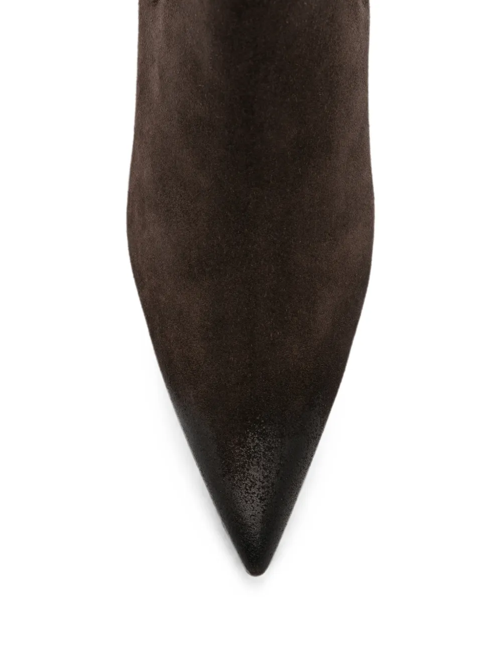 The Attico Cheope sculptural-wedge ankle boots Bruin