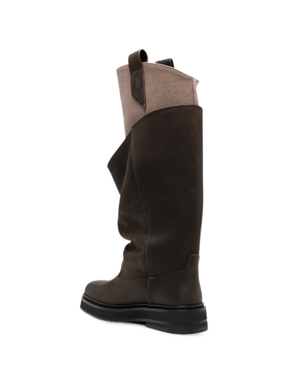 The Attico New Robin Passeggiata slouchy-design combat boots Bruin