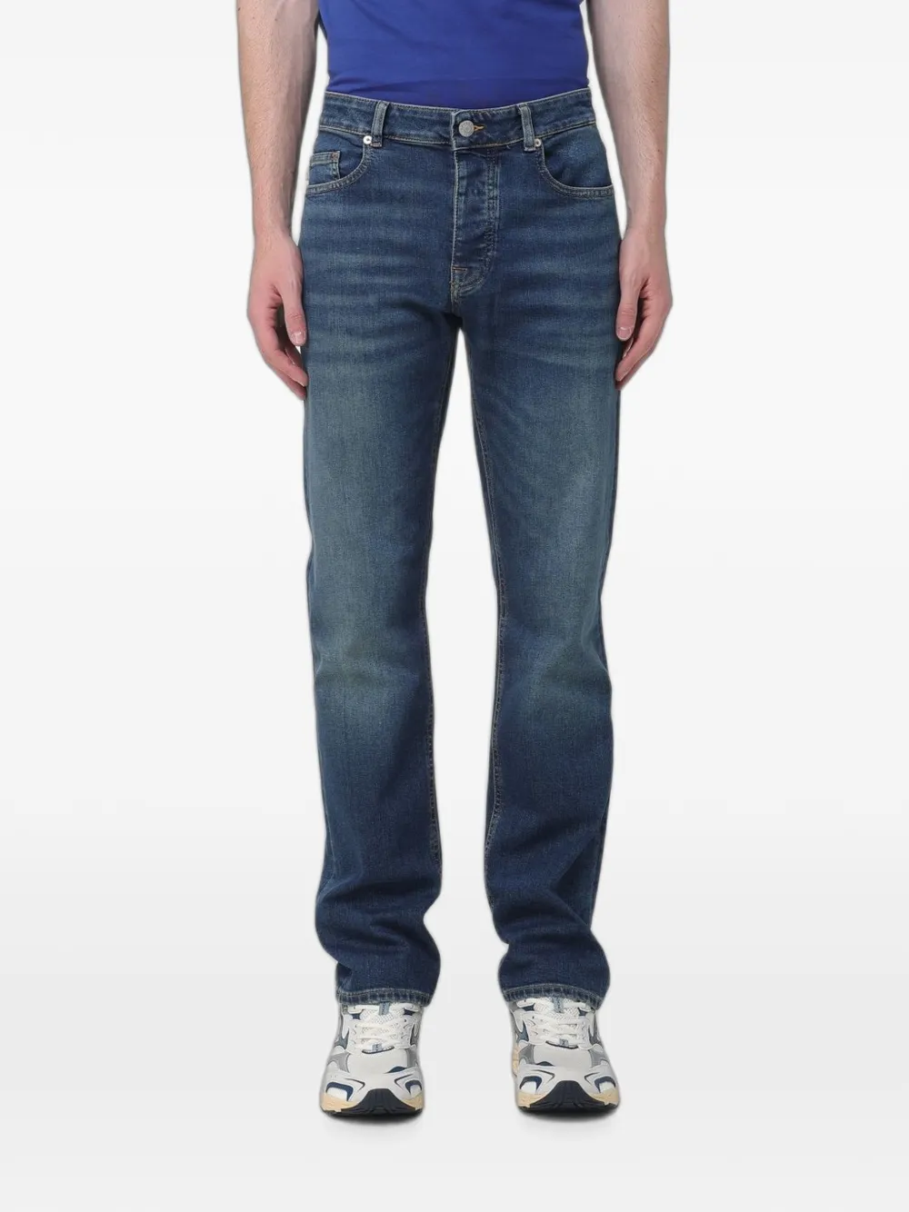Blauer Boston whiskering-effect jeans | Blue | Image 1