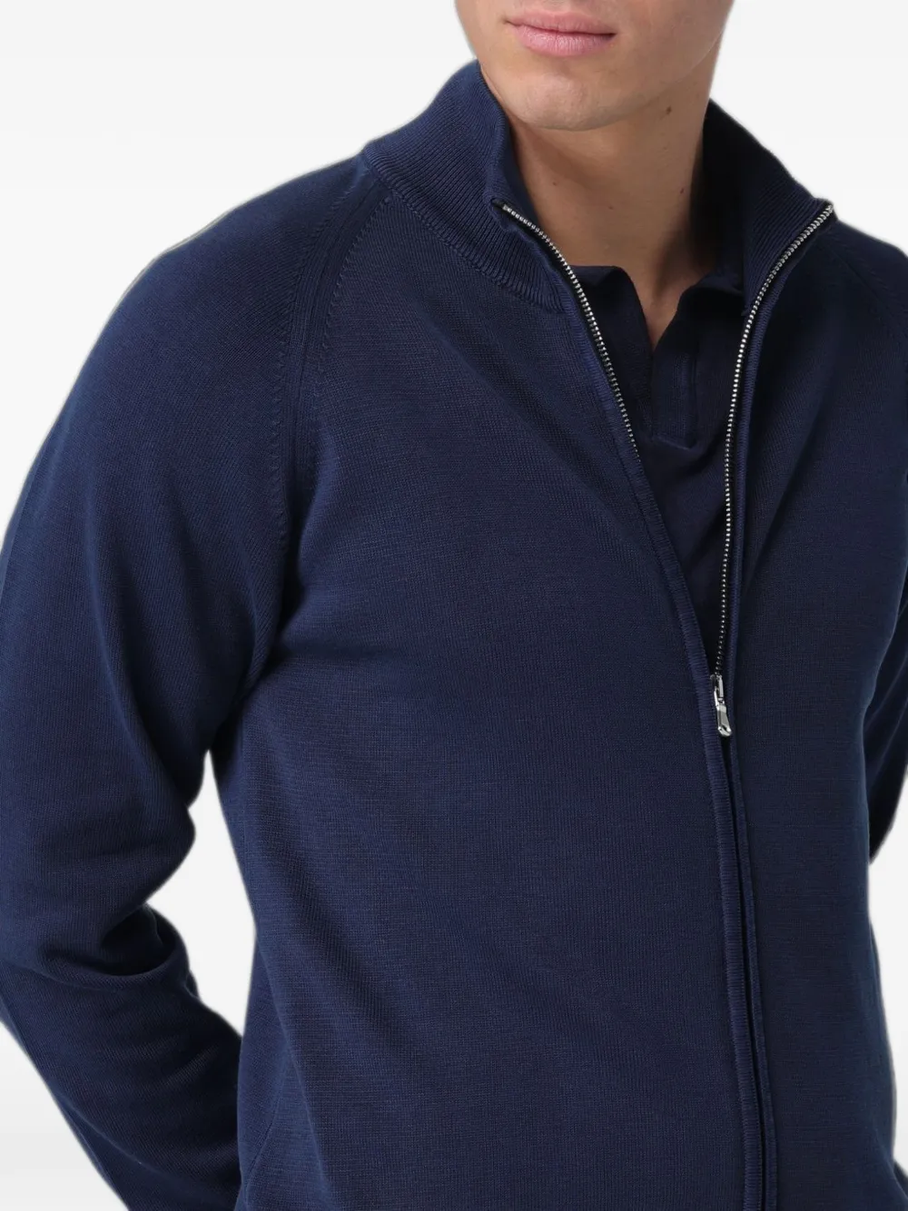 Blauer Vest met rits Blauw