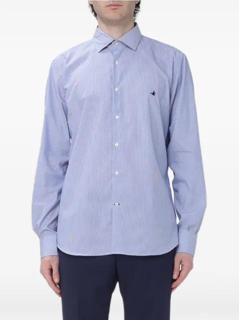 BROOKSFIELD camisa con botones y rayas estampadas