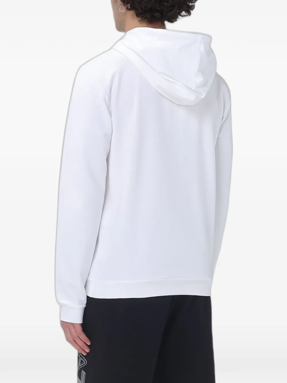 Ea7 Emporio Armani Hoodie met logoprint Wit