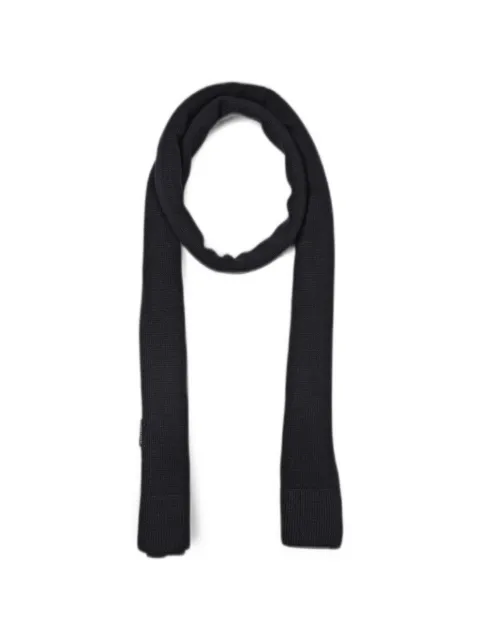 Emporio Armani ribbed-trim scarf