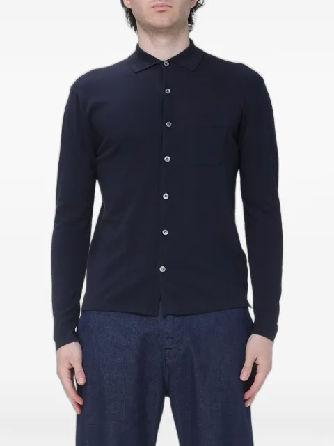 BROOKSFIELD chest-pocket button-up cardigan